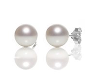 Orecchini Promesse Donna Famiglia in Oro bianco Perla OR8-8.5